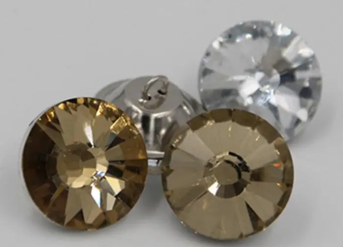 

1000pcs 30m Sun flower crystal button ,sofa, soft bag glass buckles Crystal Buttons Headboard Buttons Sofa Bed Wall