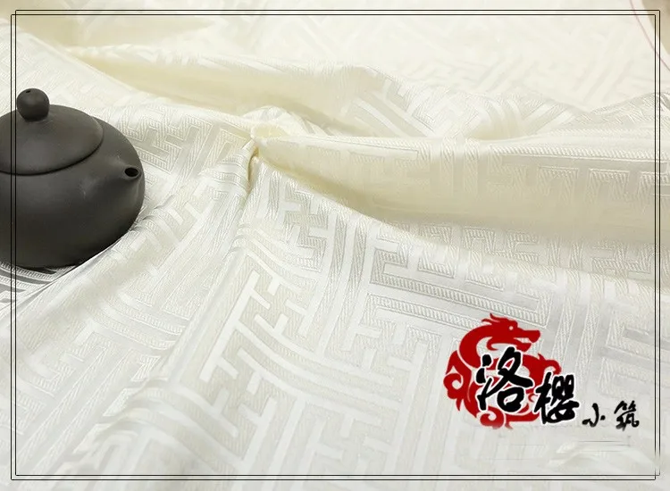 Ширина 75 см китайский стиль Hanfu Cheongsam костюм Hanfu тканый Дамасская парча ткань Great Wall под старину на полярда
