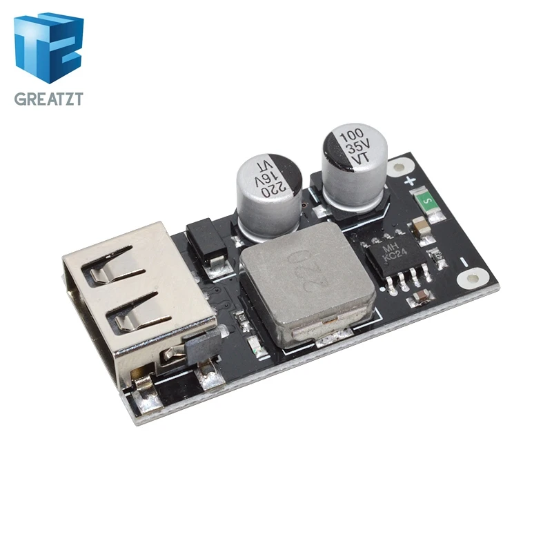 MH KC24 QC3.0 QC2.0 USB DC понижающий преобразователь для зарядки модуль 6 32 в 9 12 В 24 Быстрого