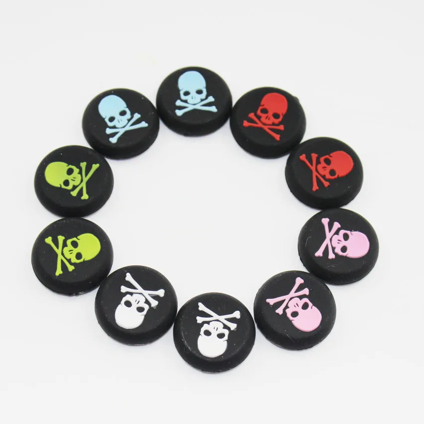 2 шт. силиконовые накладки на стики для джойстика с черепом Playstation 4 PS4 PS3 Xbox one 360 Slim