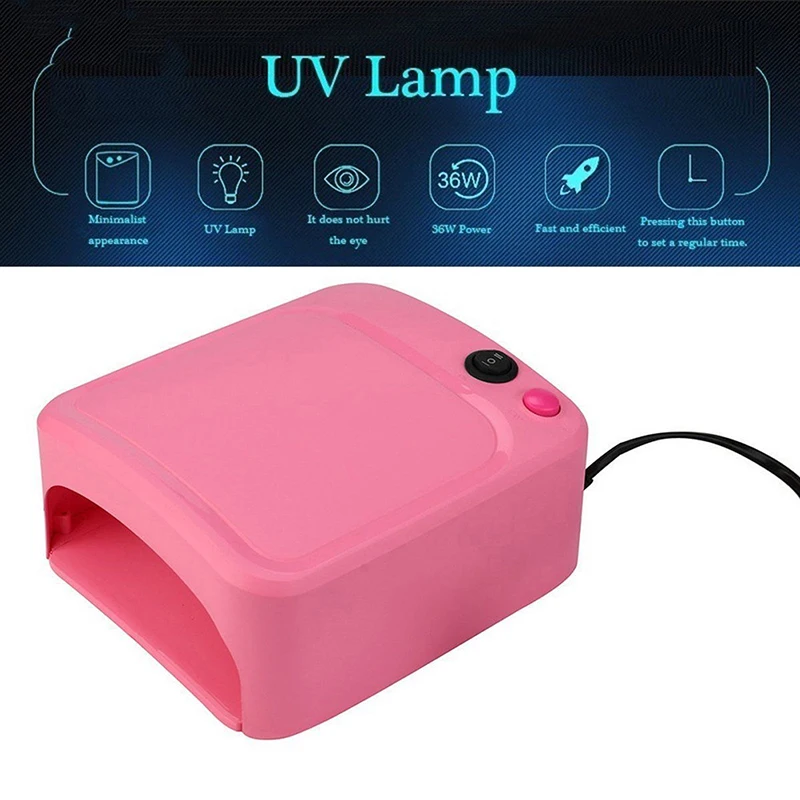 220V ~ 230V EU Plug Pro 36W УФ лампа Сушилка для ногтей отверждения LED гель лака дизайна