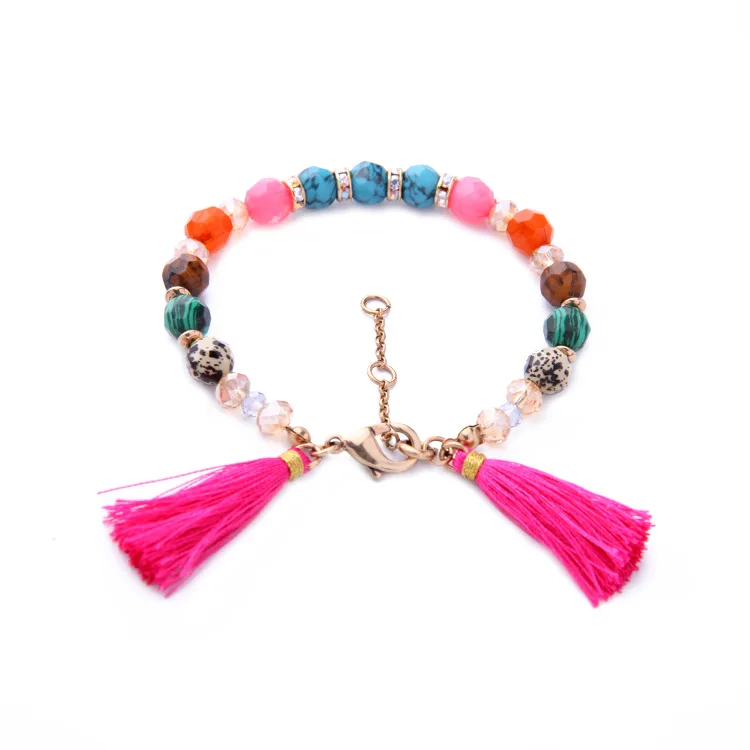 Архитектура Ювелирные Изделия Балерина красная роза хлопок с кисточками Новинка