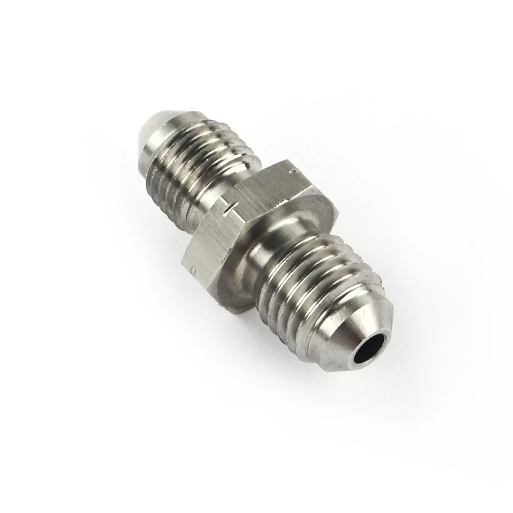 Бесплатная доставка AN3 Male 3/8x24 UNF to M10x1.25 / M10x1.5 M10x1.0 Bubble Flare из нержавеющей стали