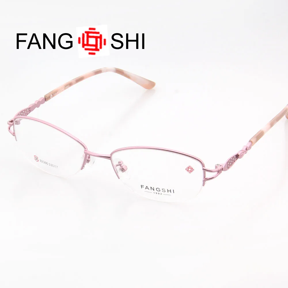 

Half Rimles Eyeglasses Frame Women Eyewear Frames Alloy Eyeglasses Optical Prescription Spectacles Half Rimless Designer 92366