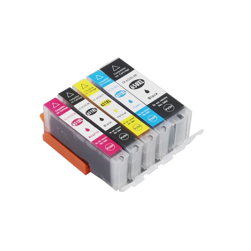 10 шт. PGI 650 CLI 651 совместимые чернильные картриджи для Canon Pixma MG6360 MG7160 IP7260 iX6860 iP8760 MX726