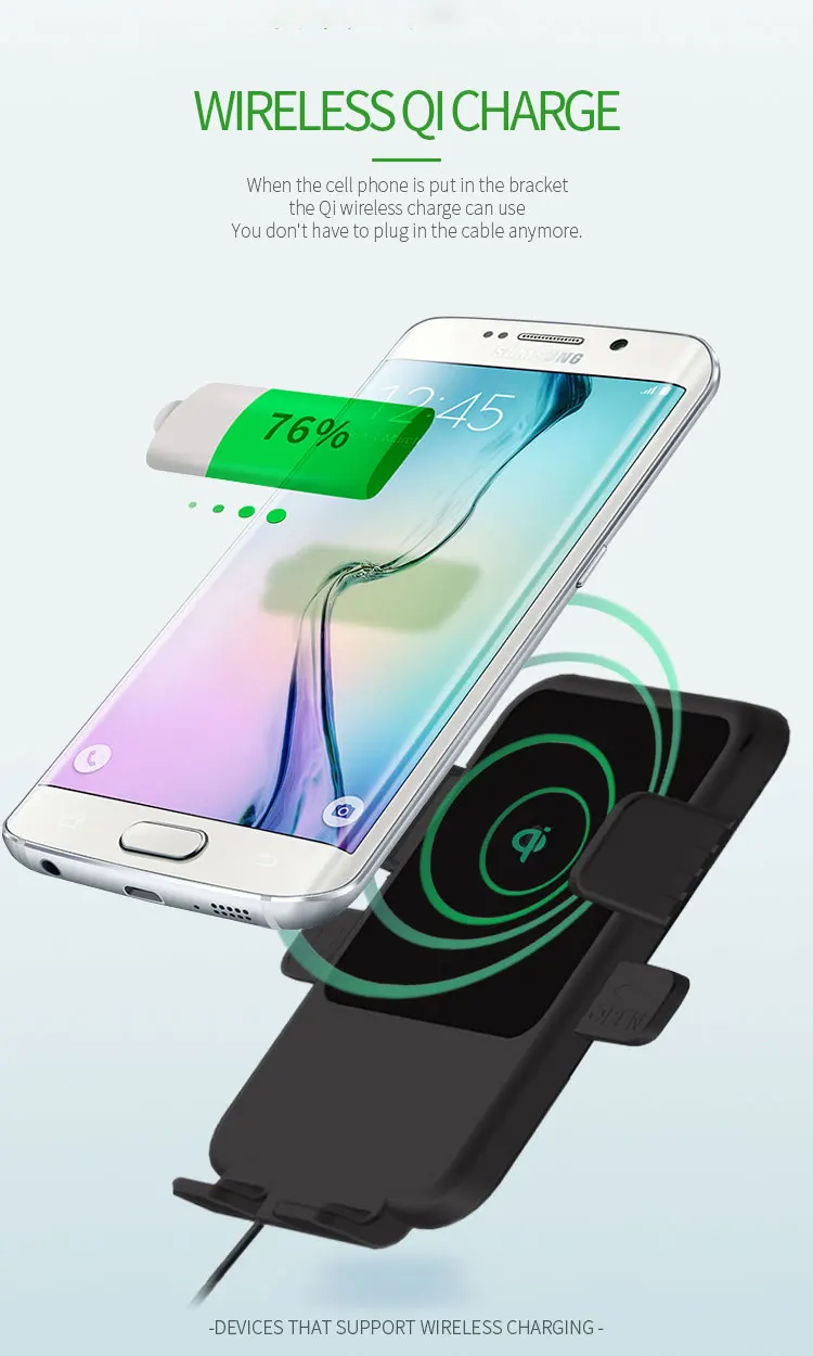 Автомобильный держатель TOPZERO для Xiaomi, Беспроводная зарядка, двойной USB, автомобильное беспроводное зарядное устройство для iPhone, автомобильное крепление, беспроводное зарядное устройство