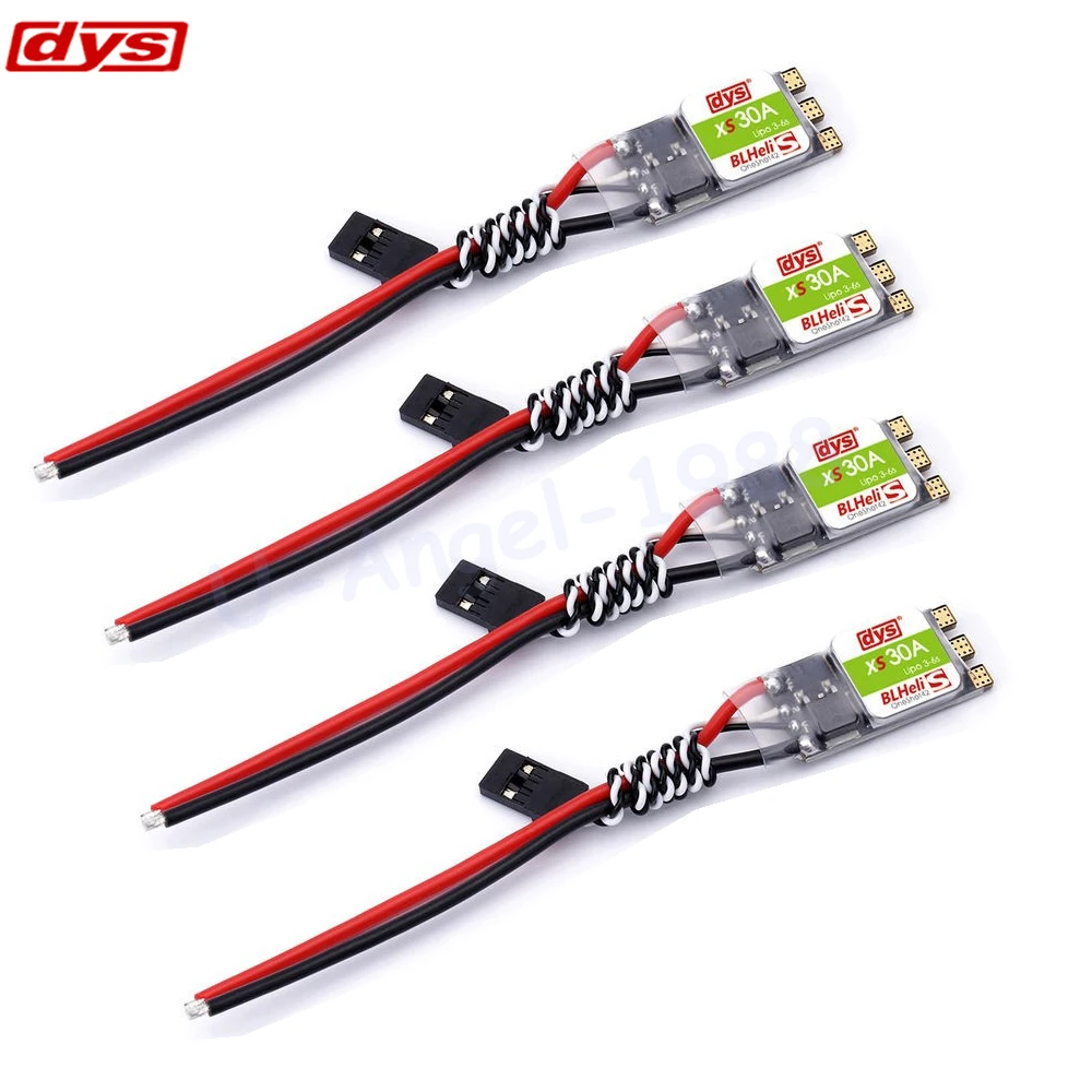 4 шт./лот оригинальный электронный контроллер скорости DYS XS30A Blheli 30A ESC 3 6S поддержка
