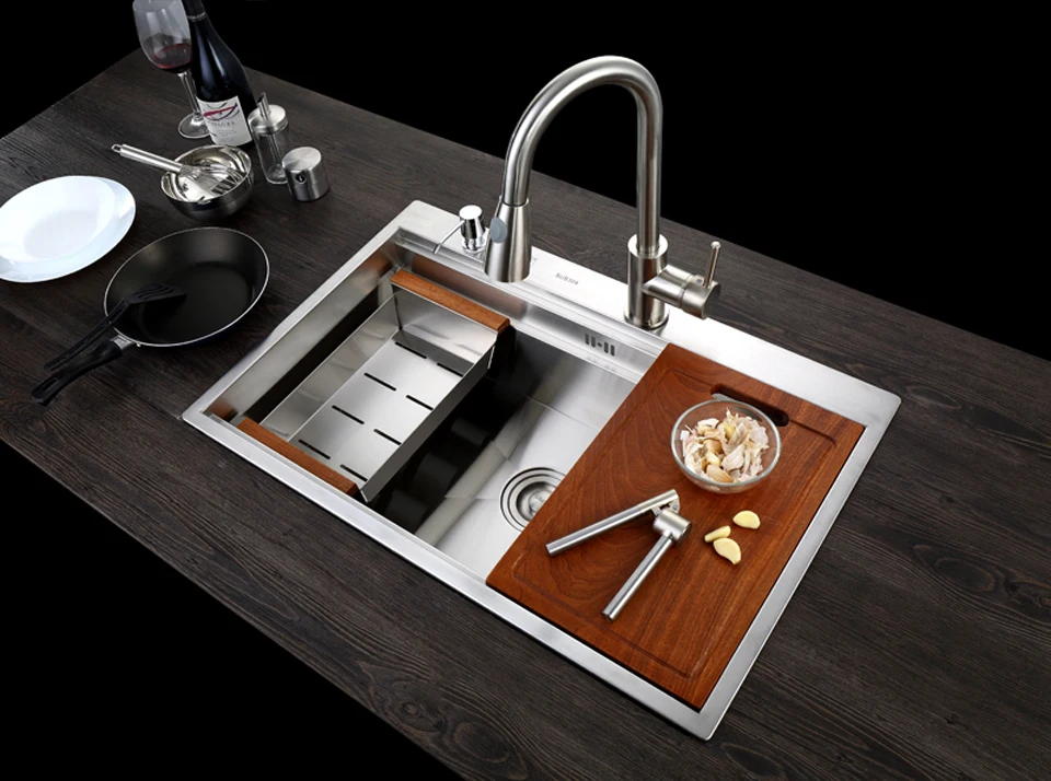 Набор для кухонной раковины из нержавеющей стали C & SUS304 с краном|stainless steel kitchen