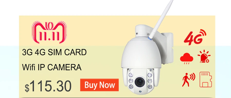 ZILNK 3g 4G sim-карта Мобильная IP камера HD 720P передача видео через 4G FDD LTE Netowrk по всему миру бесплатное приложение для дистанционного управления