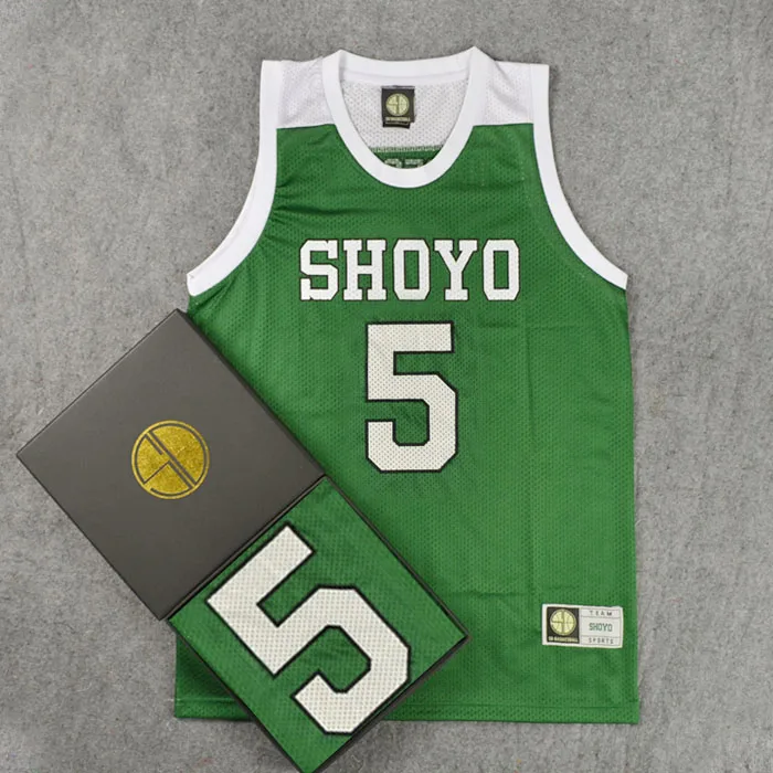 

Slam Dunk Shoyo High School No.5 Toru Hanagata Cosplay Vest Basketball Jersey