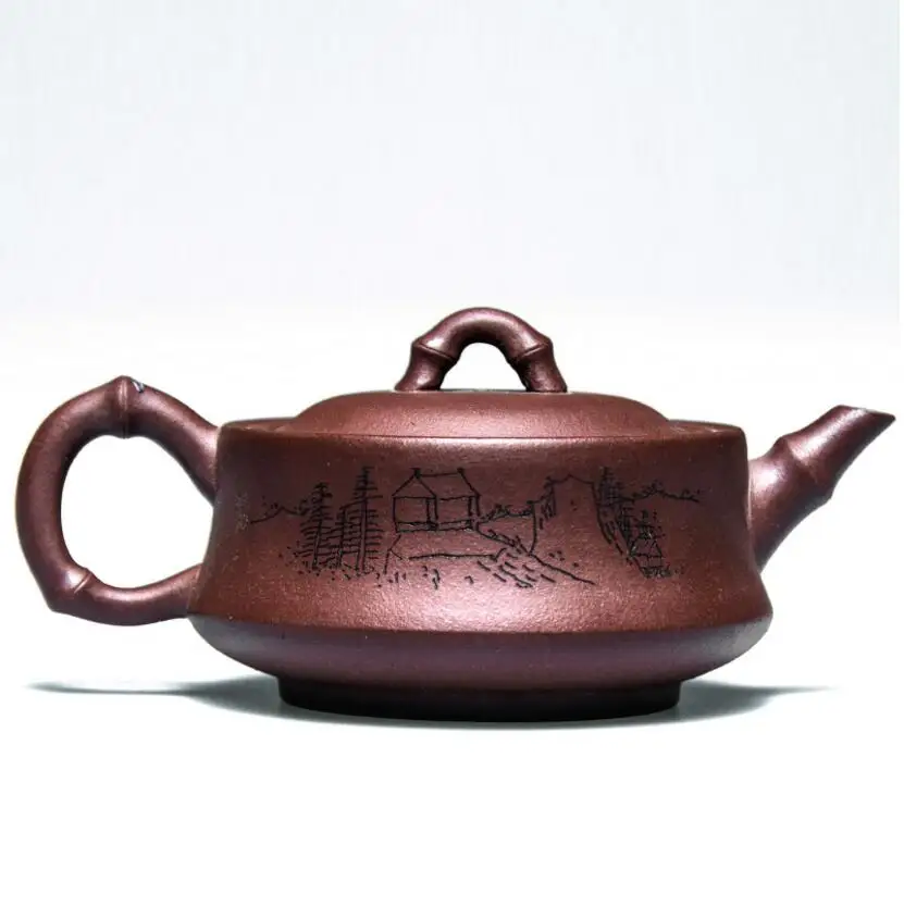 

New 250ml Promotion Authentic Yixing Teapot Master Handmade Chinese Health Purple Clay Kung Fu Tea Set Xi Shi Pot free delivery