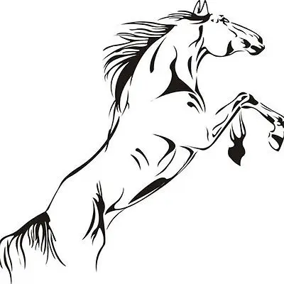 Faroot модные наклейки на стену Прыгающая лошадь виниловые домашний Декор для дома |