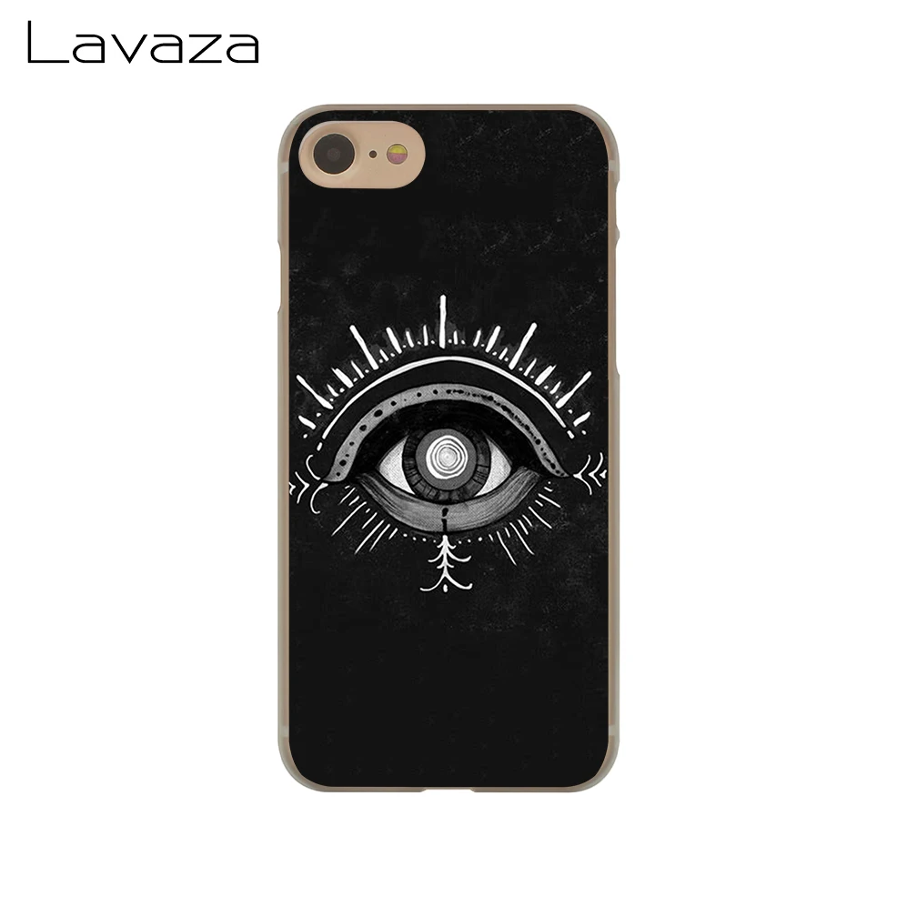 Lavaza золотой фольги сглаза в Румяна чехол для телефона Apple iPhone 4 4S 5C 5S SE 6 6S 7 8 Plus 10 X Xr