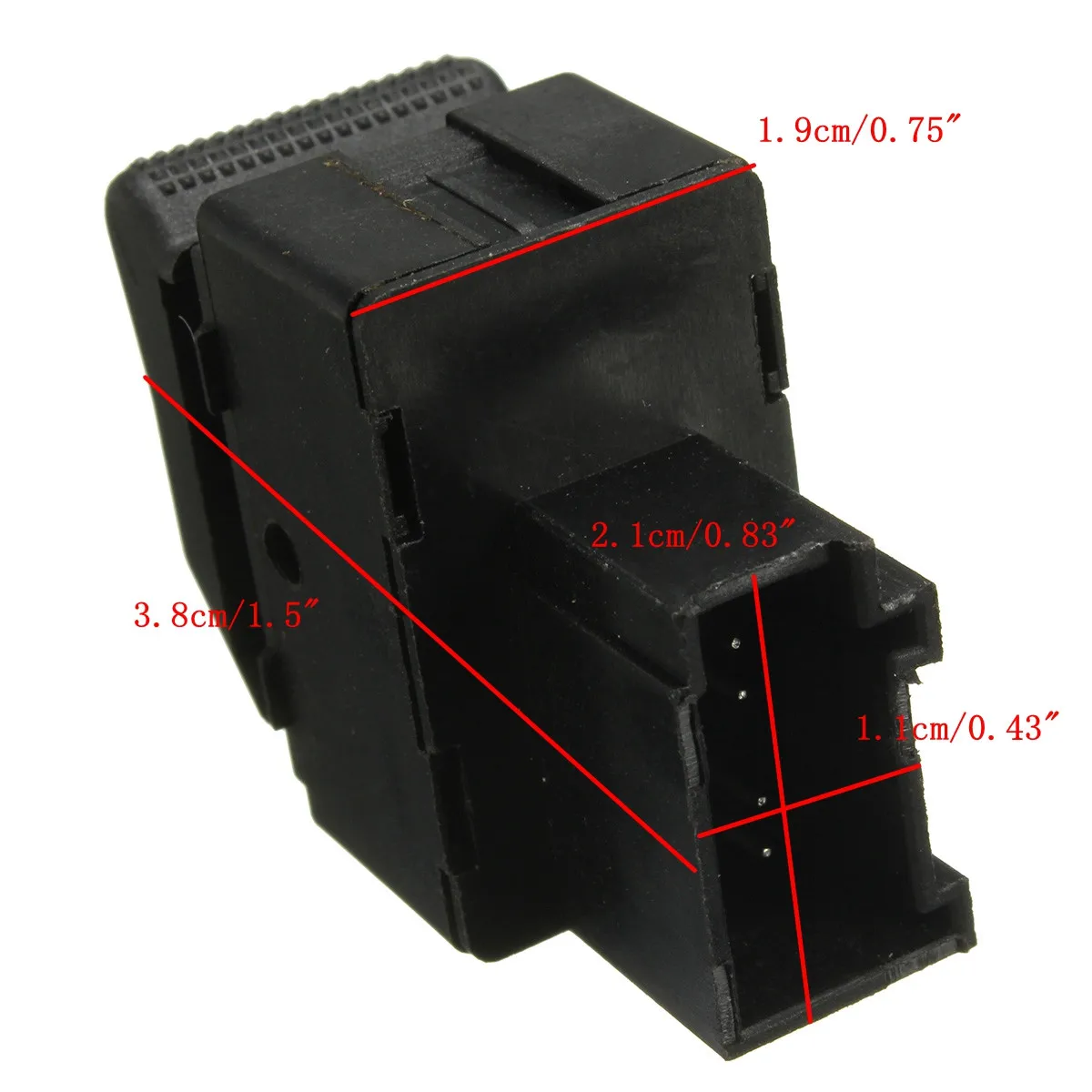 Универсальный черный Электрический переключатель управления окном для VW Polo Lupo