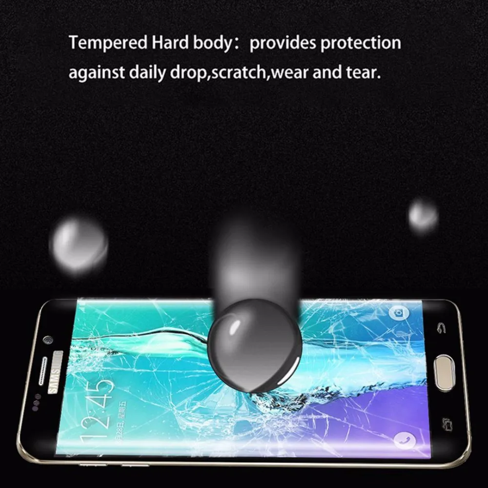 9H 3D ультра тонкое закаленное стекло для Samsung Galaxy S7 Edge G9350 5 Дюймов Полное покрытие