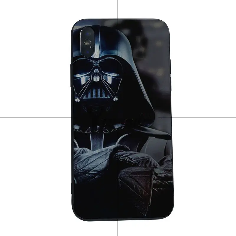 1 Yinuoda Darth Vader Star Wars мягкий резиновый черный чехол для телефона iphone 7 7plus X XS XR XSMax 8 5 5S 6s 6s Plus Чехол для мобильного телефона - Цвет: 1