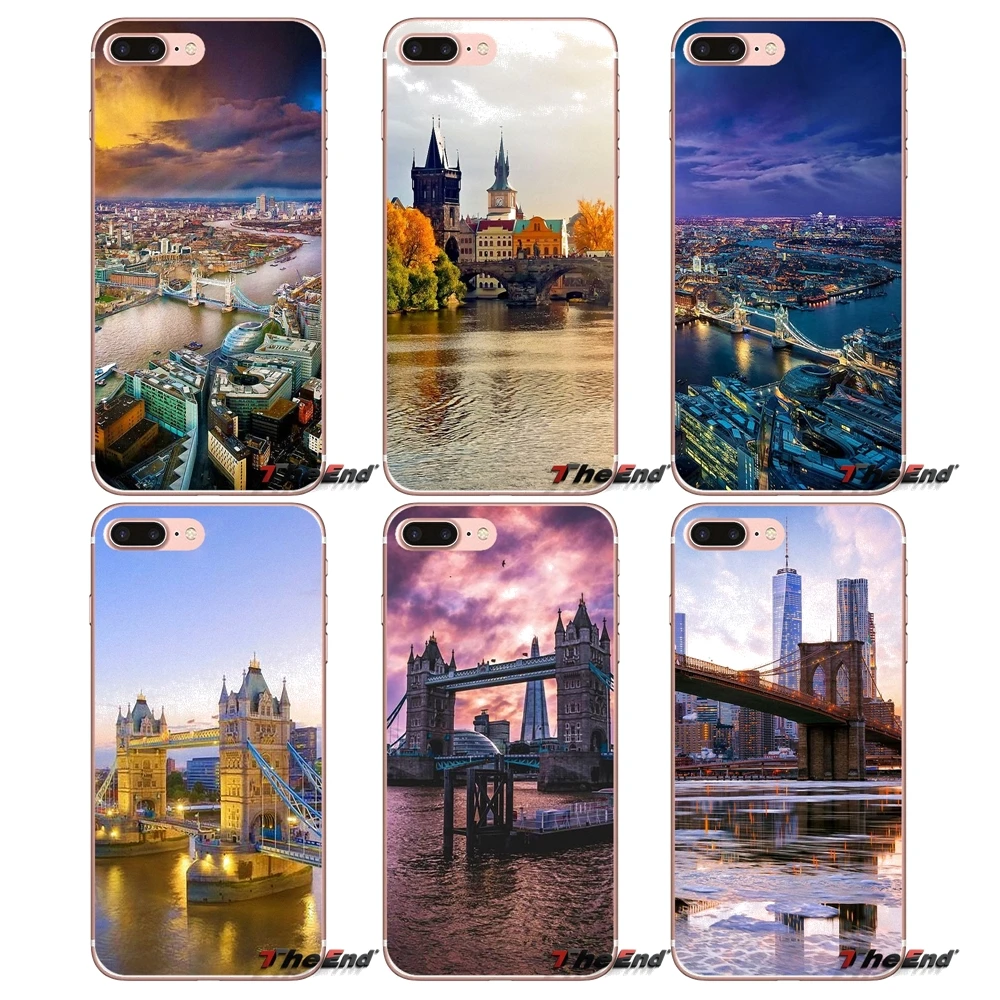 Мягкий чехол Tower Bridge of London England для Samsung Galaxy S3 S4 S5 MINI S6 S7 edge S8 Plus Note 2 3 4 5 Grand Core Prime |
