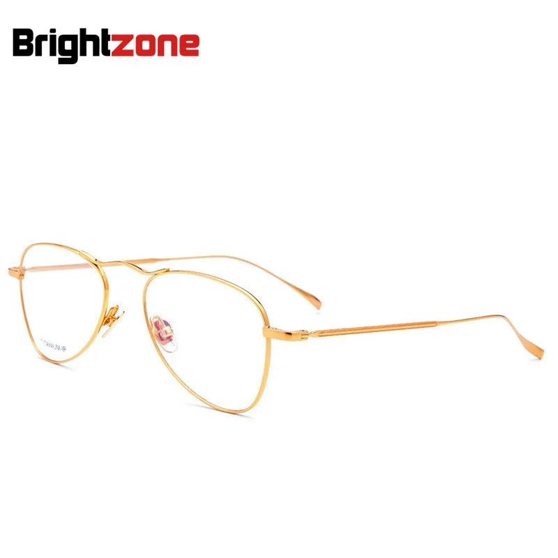 Brightzone Shenzhen-Made Superb Quality Men And Women 100% Pure Titanium Free-Assembling Glasses Eyeglass Frame Optics Feminino
