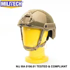 Баллистический шлем MILITECH CB NIJ Level IIIA 3A FAST OCC Liner High XP Cut, пуленепробиваемый арамидный шлем с гарантией 5 лет