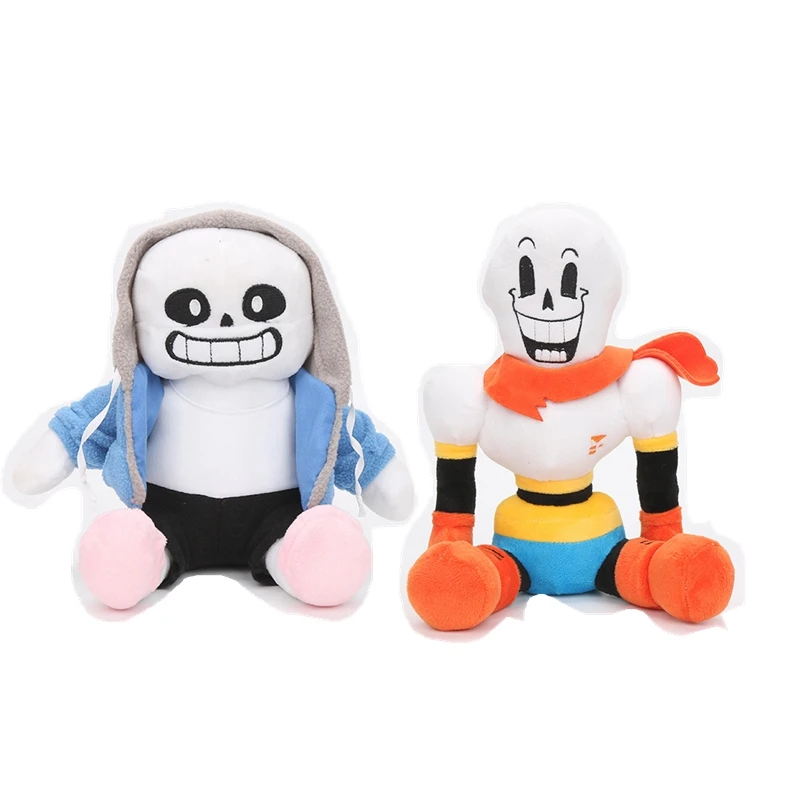 2 шт./компл. Undertale плюшевые игрушки Санс и папирус из сказок подземелья азриель Toriel
