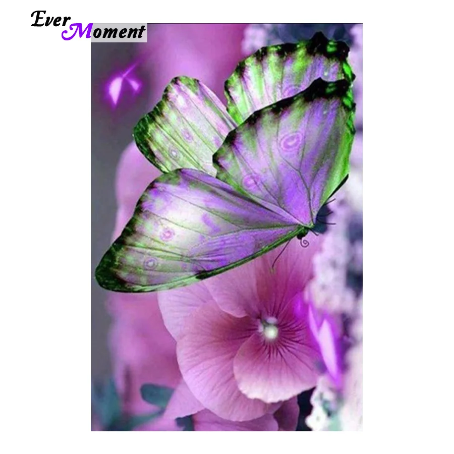 

diy Diamond Painting Butterfly Flower cross stitch Resin square Rhinestones sets Diamond embroidery handmade Home Decor ASF343