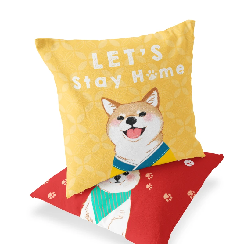 Оригинальная собака Bichon Shunsuke Shiba удобный креативный подарок с сердечником | Дом и