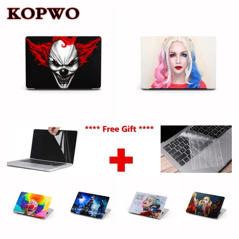 KOPWO клоун серии защитный футляр для ноутбука Apple Macbook Air Pro 11 13 15 дюймов одежда