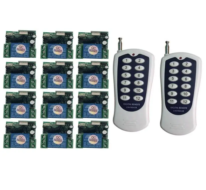 DC 24 v 1CH mini РФ беспроводной дистанционный пульт светильник переключатель