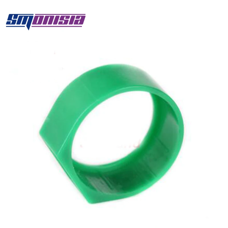 Smonisia 200 шт. кольца для XLR Мужской Женский штекер многоцветный кольцо баланс знак номер Torus - Цвет: Зеленый