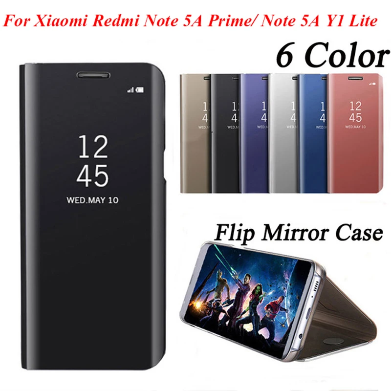Роскошный кожаный смарт-чехол с откидной крышкой для Xiaomi Redmi Примечание 5A
