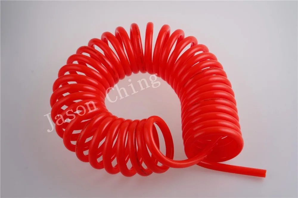 8x5 мм пневматический воздушный шланг с отдачей полиуретановая трубка пружиной 9 м