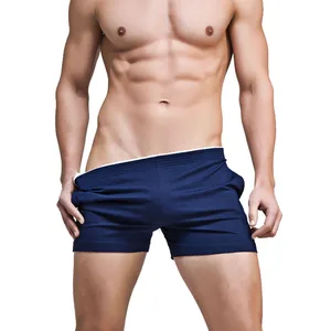 Sexy Mens Sleep Bottoms Casual Cotton Lounges Home Sleeping Shorts Underwear Summer Male Leisure Sle