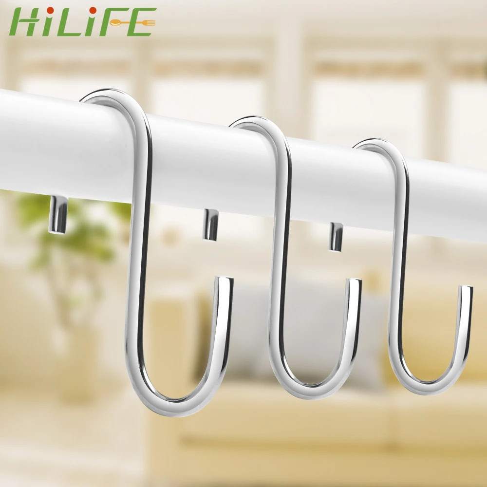 HILIFE нескользящий крючок для кухонной посуды из нержавеющей стали S Тип