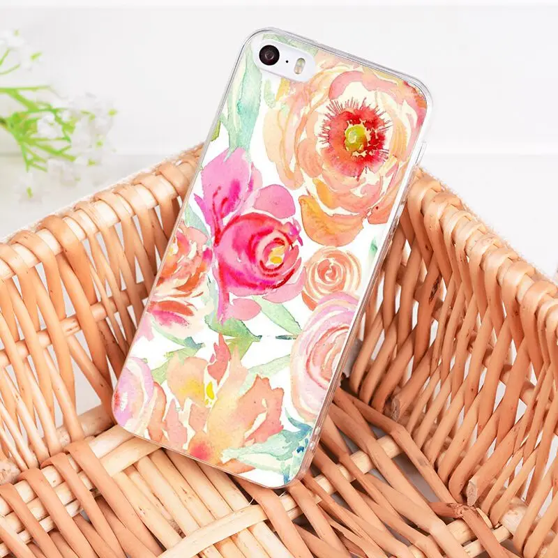 

Yinuoda Pink Peonies Coque Shell Phone Case for iPhone 8 7 6 6S Plus X 10 5 5S SE XR XS XSMAX11 11pro 11promax