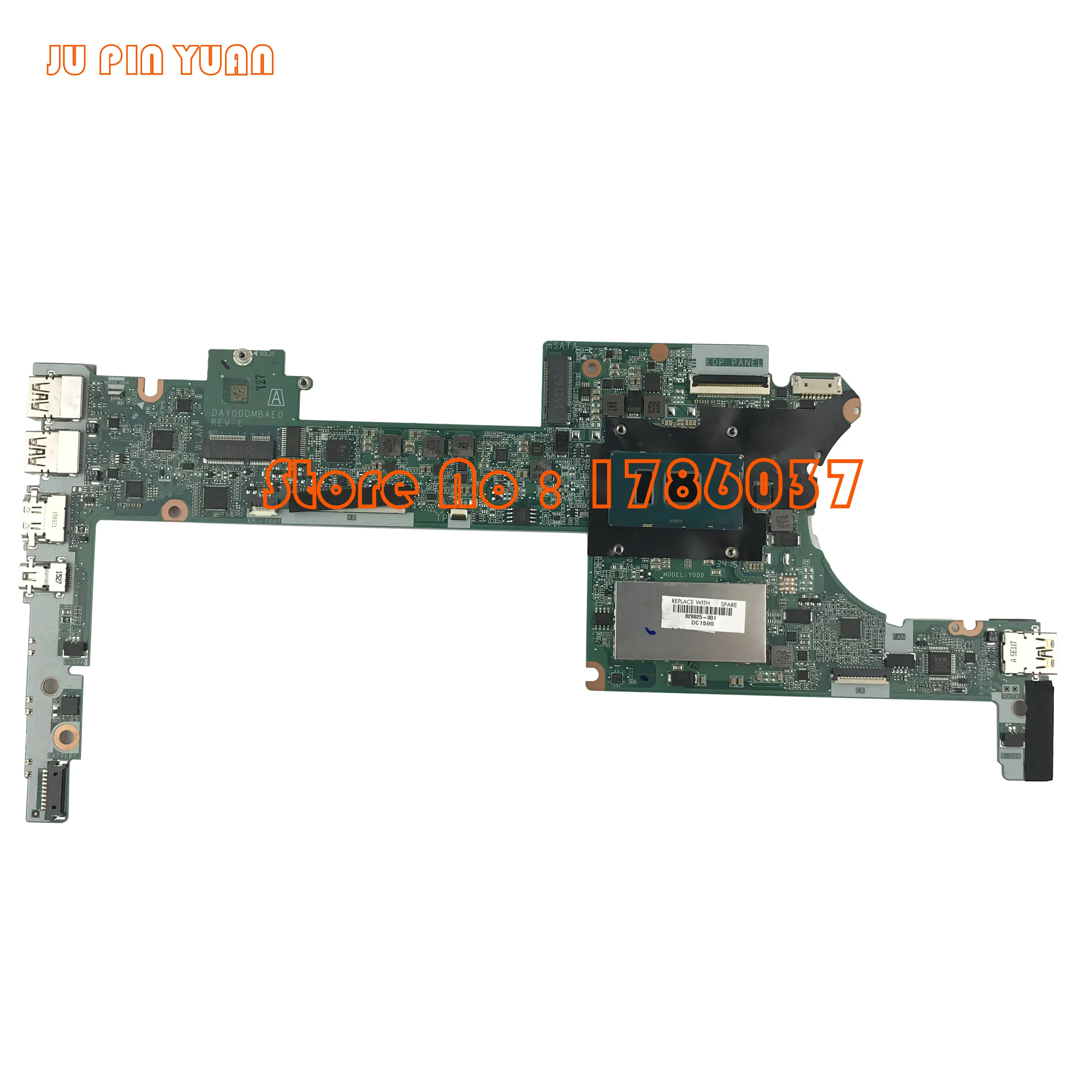 JU PIN YUAN 828825-601 828825-501 DAY0DDMBAE0 Y0DD для спектр X360 13-4000 Материнская плата ноутбука с i7-6500U полностью протестирована