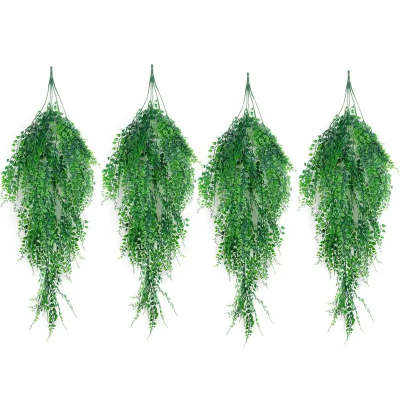 Green Artificial Hanging Plant Simulated Leaves Fake Ivy Fake Hanging Plants For Wedding Home Decor