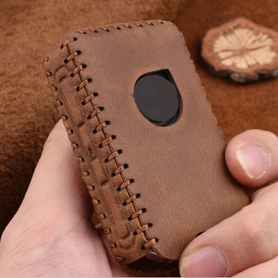 Чехол ручной работы для автомобильного ключа держатель VOLVO S90 V90 XC90 XC60 XC40 T5 T6 T8 2017