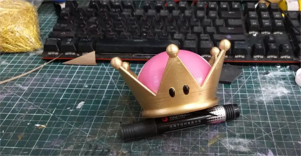 Bowsette Косплэй 3D с принтом Марио Супер комплект коронок Peachette Теплозаправщик путаться с бабами Корона Теплозаправщик костюм антропоморфные короны - Цвет: Crown