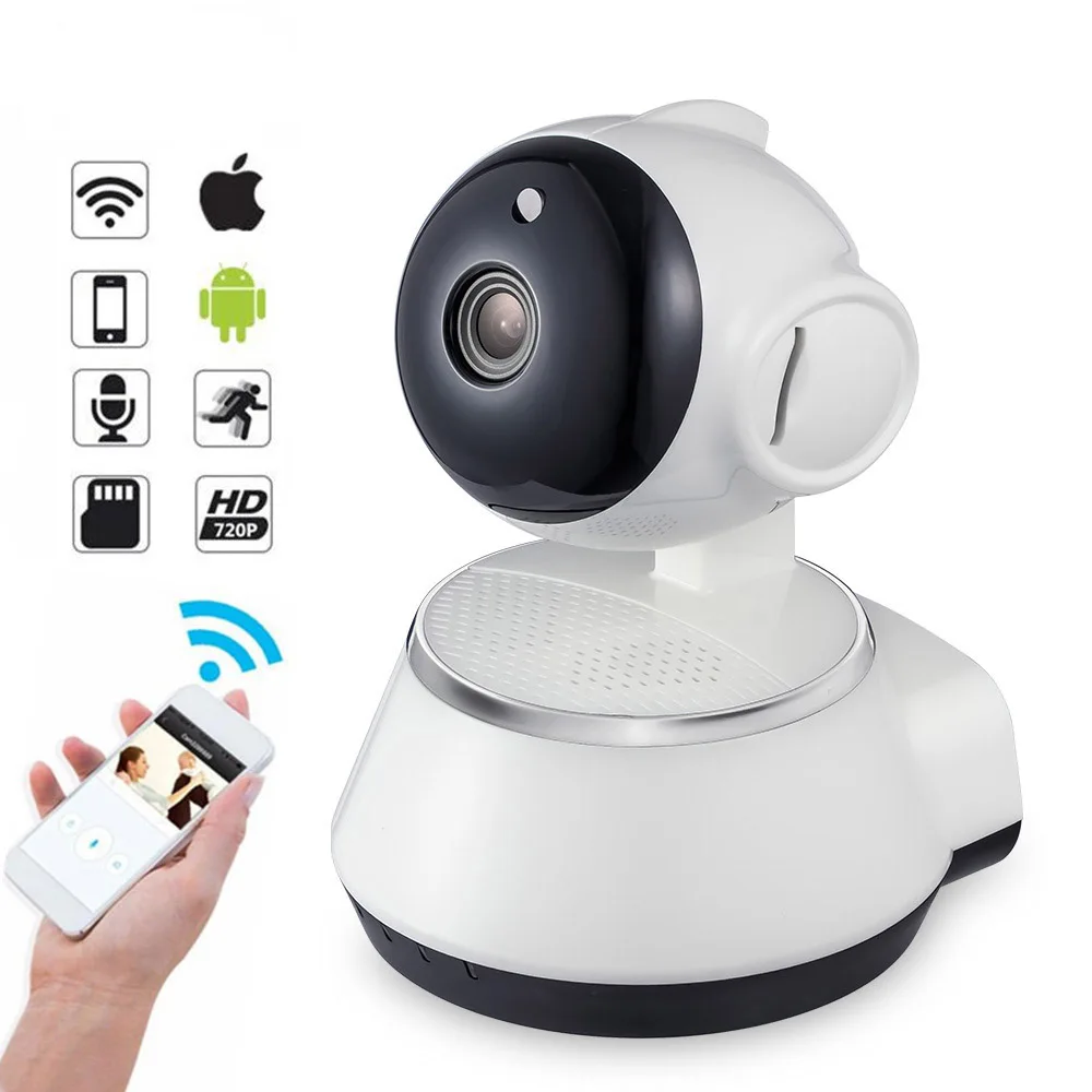 Мини IP-камера видеонаблюдения HD 720P Wi-Fi ночное видение | Безопасность и защита