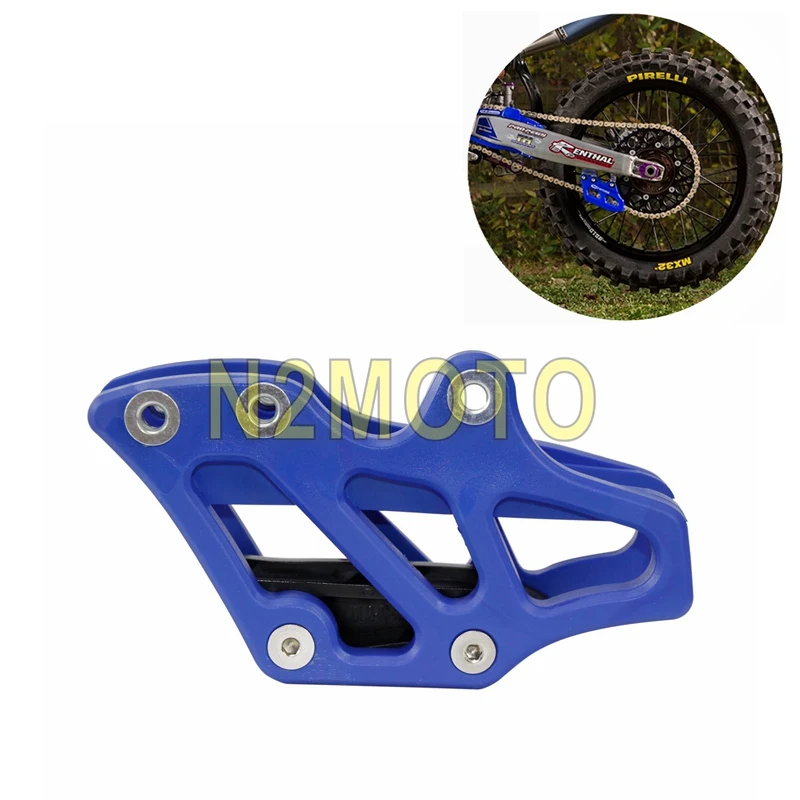 1 х синий Пластик направляющая цепи гвардии протектор для YAMAHA YZ WR 125 250 250F 450F 250FX 450FX 2007- WR250F WR450F