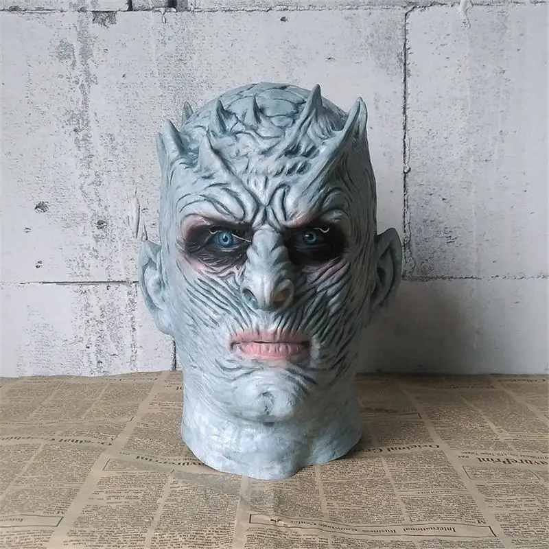 Hor/Косплэй реквизит Game of Thrones8 ночи король белый ходок Для мужчин Полное Маска для
