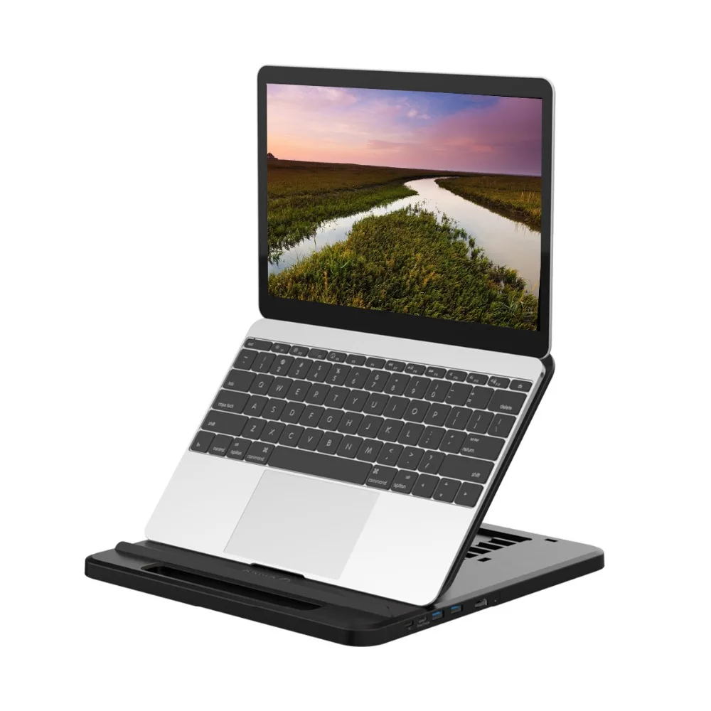 ORICO Универсальный держатель для планшета, ноутбука, подставка, 3 порта, USB3.0, док-станция с держателем, PD Зарядка для iPad, iPhone, планшета, ноутбука