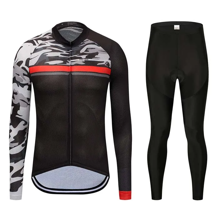 jersey and pants Мужская велосипедная Джерси, зимний теплый флисовый комплект, костюм для триатлона, велосипедная одежда, одежда для горного велосипеда, одежда, спортивная одежда, Майо - Цвет: jersey and pants