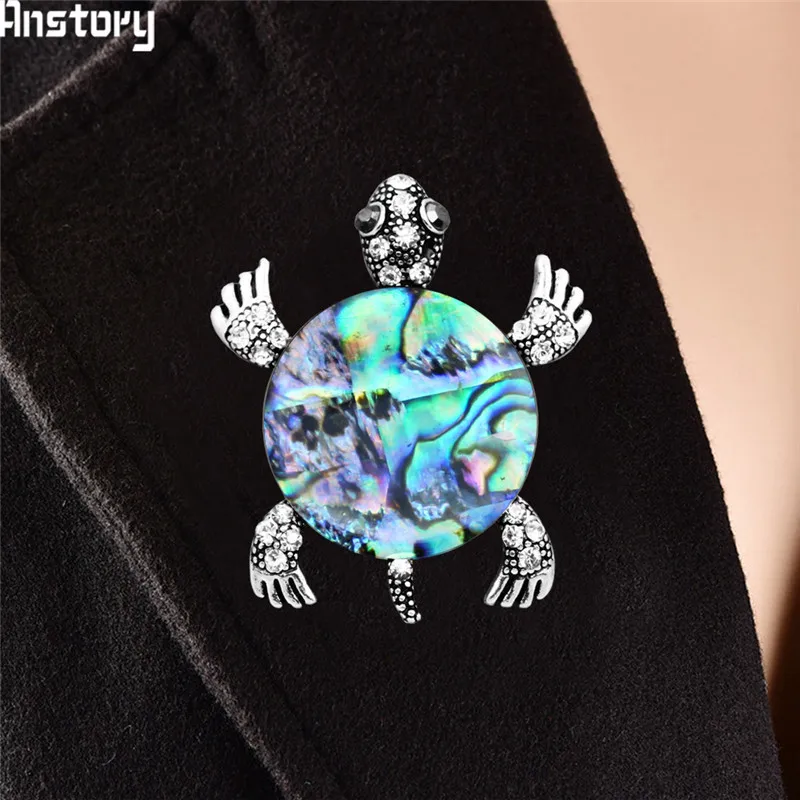 Винтаж павлин Shell Броши Античный Посеребренная личности Модные украшения|brooch