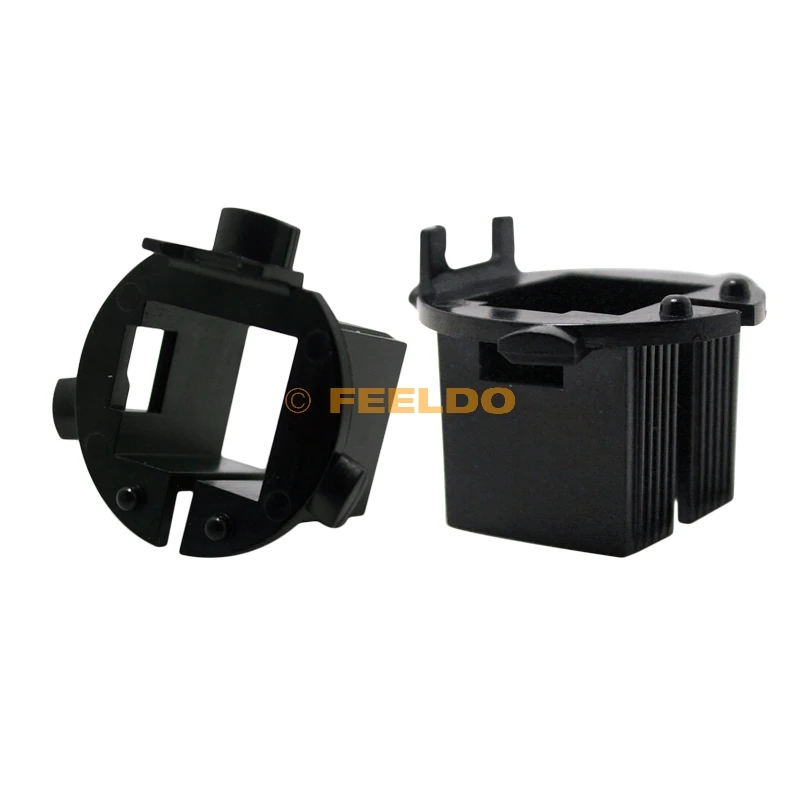 FEELDO 2pcs автомобильный H7 HID Ксеноновые лампы для установки дальнего света адаптер