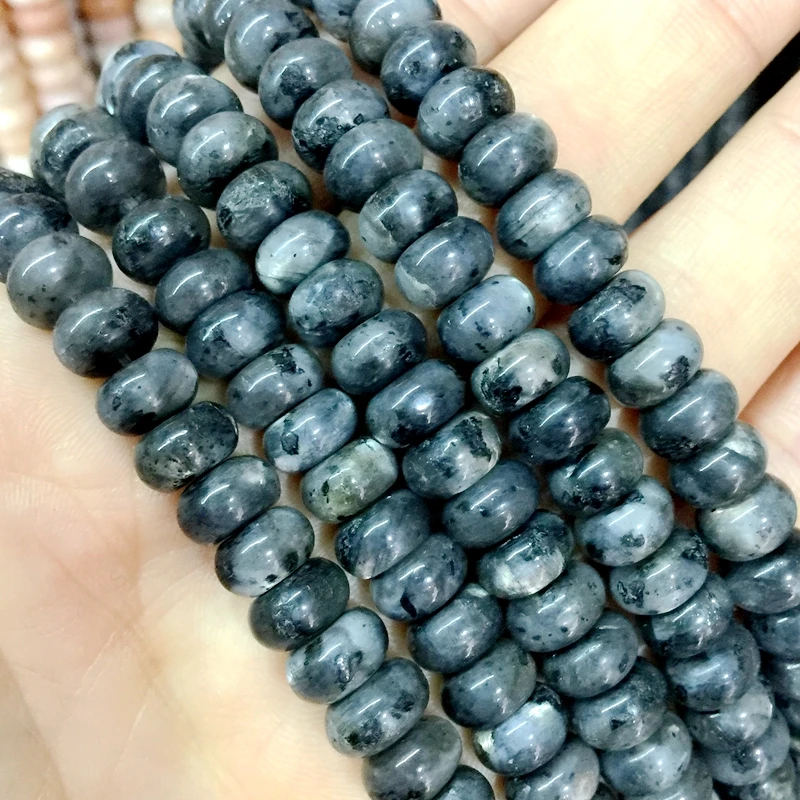 9 Colors Fashion Natural Stone Beads Rondelle Wheel 8 mm Round Abacus DIY Jewelry Making Labradorite Rhodonite Jaspers etc | Украшения и