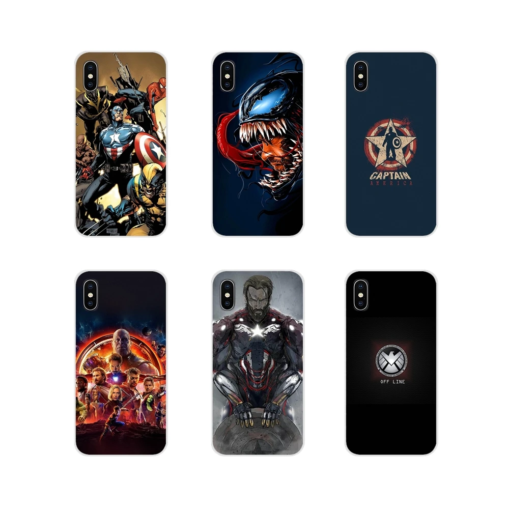 Чехлы для мобильных телефонов Huawei P8 9 Lite Nova 2i 3i GR3 Y6 Pro Y7 Y8 Y9 Prime 2017 2018 2019 Marvel Avengers Captain
