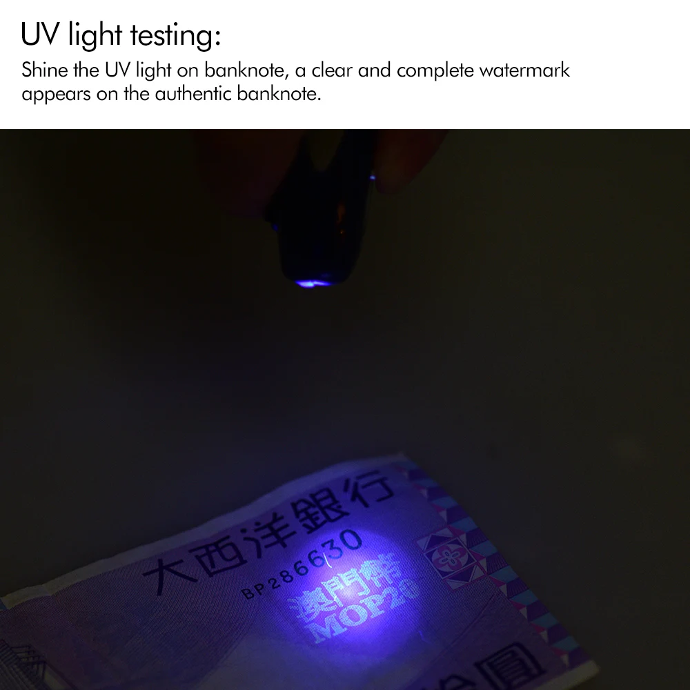 2 в 1 портативный детектор банкнот с магнитной и ультрафиолетовой