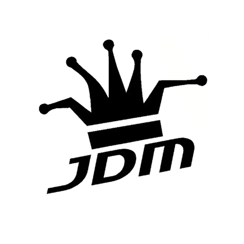 14*13 см JDM KING интересный король корона стикер автомобиля Наклейка светоотражающий