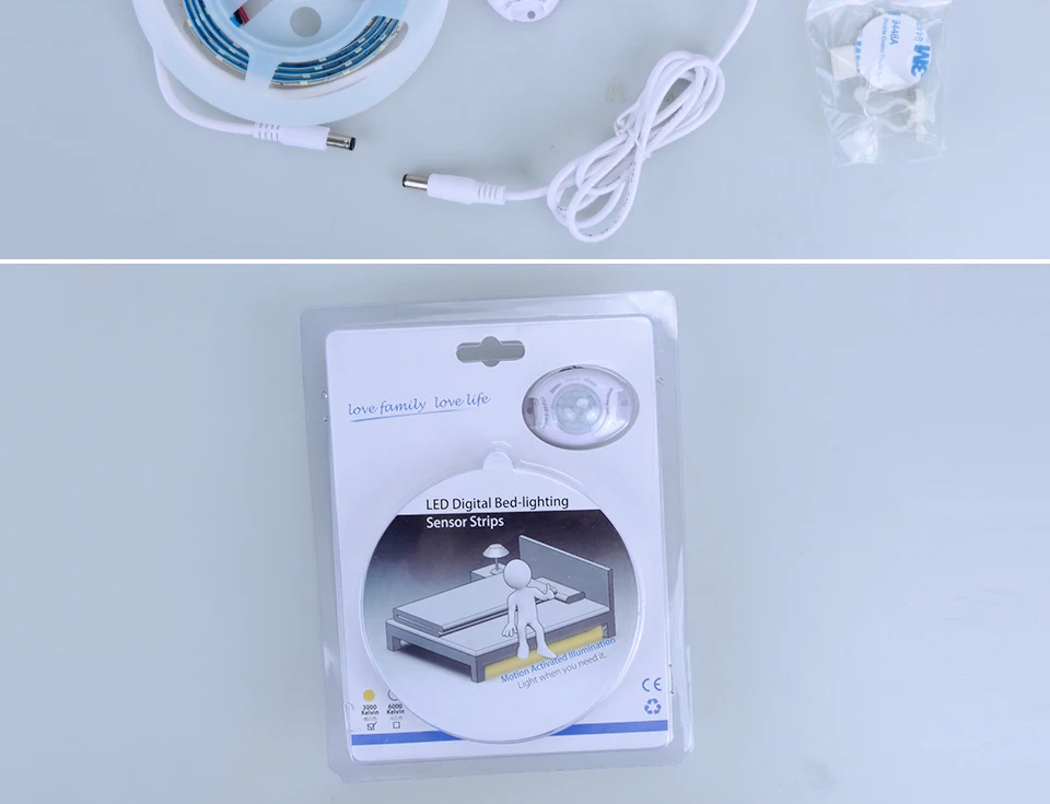 12 V движения Сенсор Светодиодные ленты света умная Ночная подсветка SMD 2835 IP65 Водонепроницаемый ручной волны Сенсор светодиодный Диодная лента света ступеньки спальни